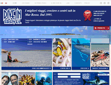 Tablet Screenshot of diveintravelonline.com